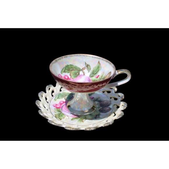 N/A Other - Vintage Hand-Painted Tea Cup & Saucer Set  Made In Japan